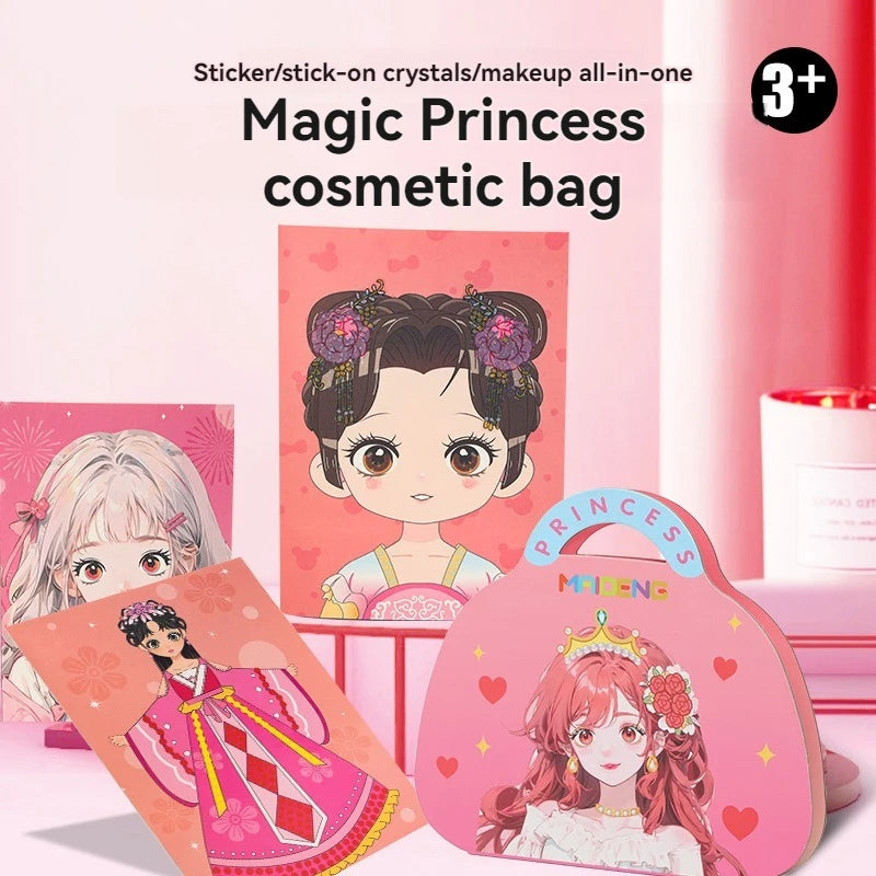 Kit Créatif Princesse DIY : Art du Papier, Maquillage & Peinture Strass