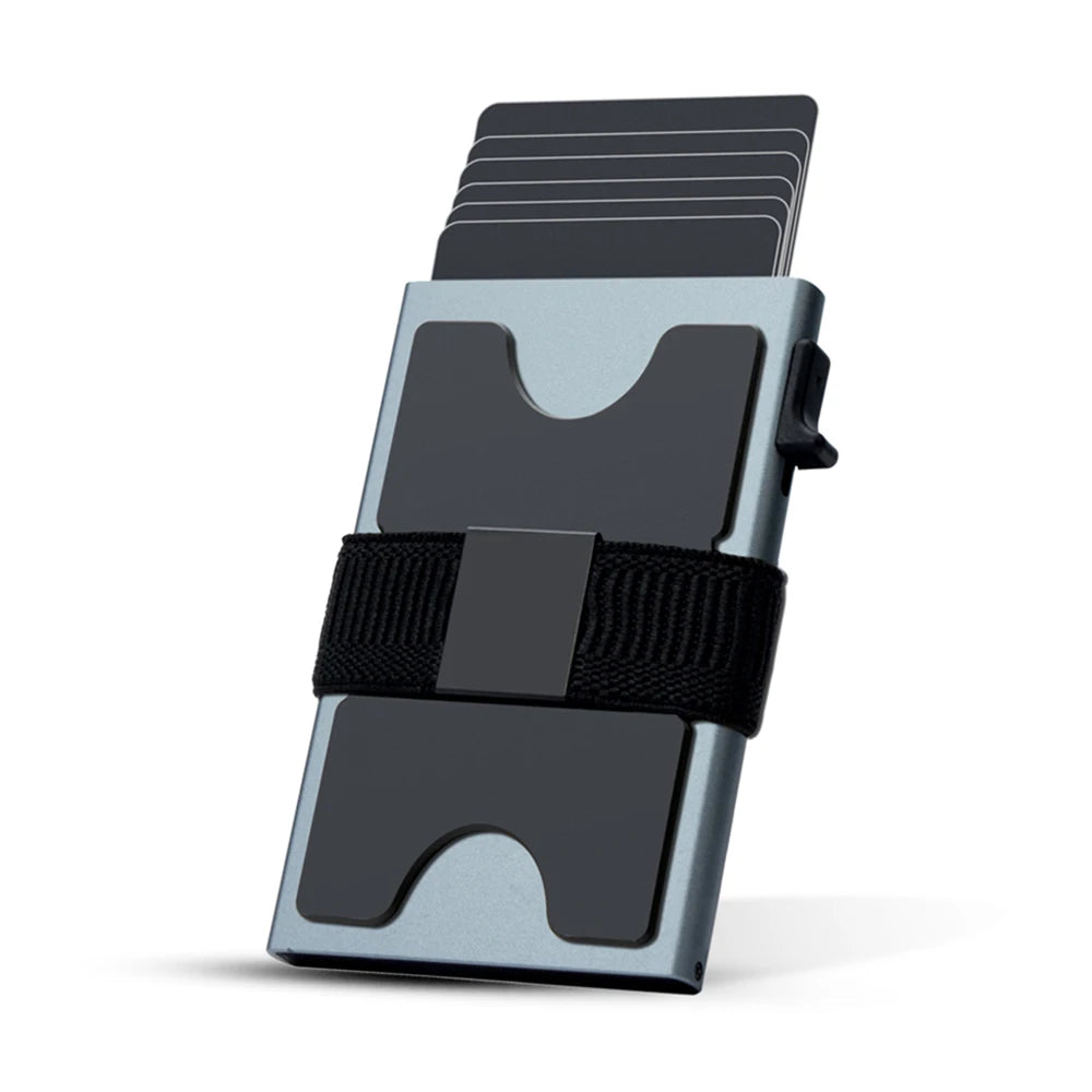 Slim Aluminium Pop-Up Kartenetui