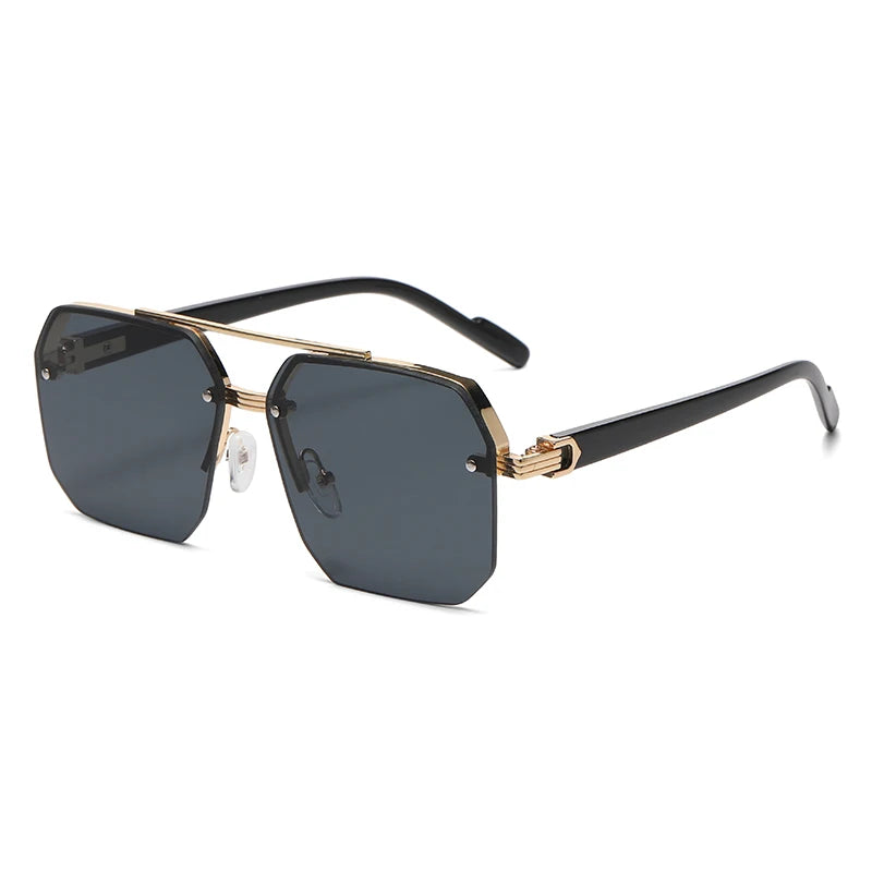 Gafas de Sol Metálicas Cuadradas con Montura Media