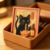 Black Cat Ramen Fridge Magnet