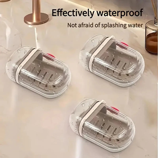 Leakproof Travel Soap Case with Drainage Tray