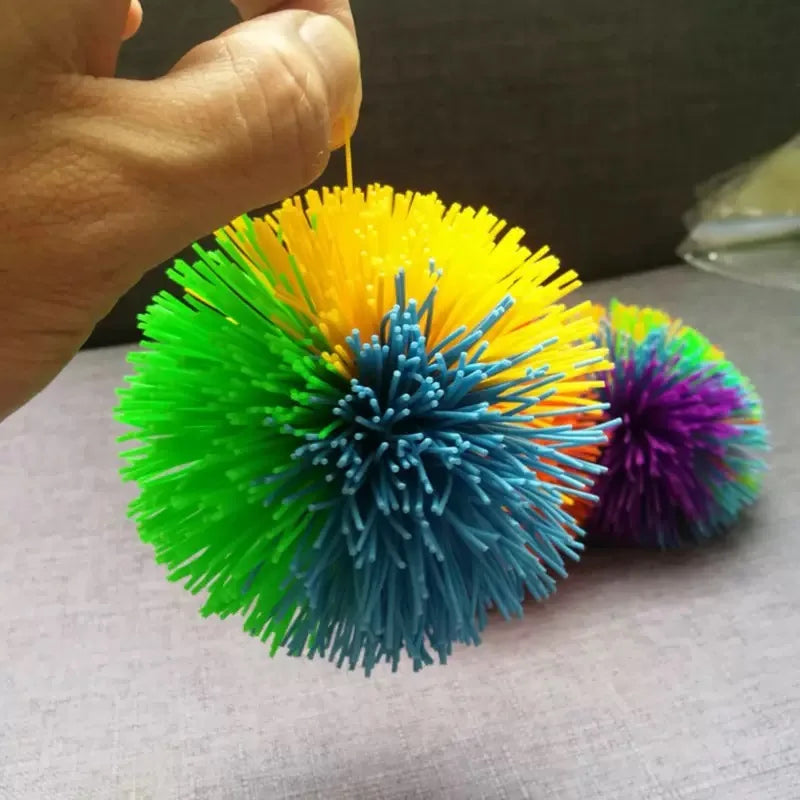 Vibrant Rainbow Sensory Fidget Balls