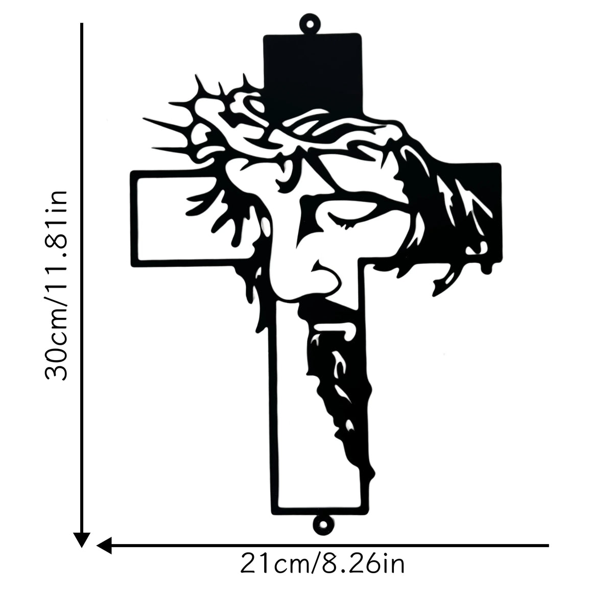Elegant Metal Cross Wall Art for Home and Office