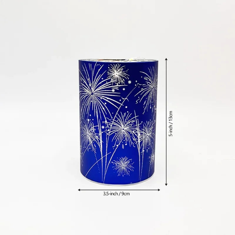 Farol de Tormenta LED con Diseño de Vidrio Ahumado