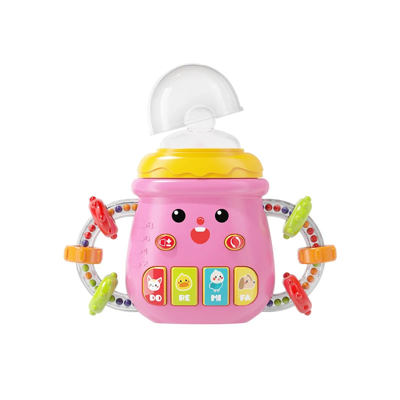 Baby Musical Feeding Bottle Pacifier Rattle Toy