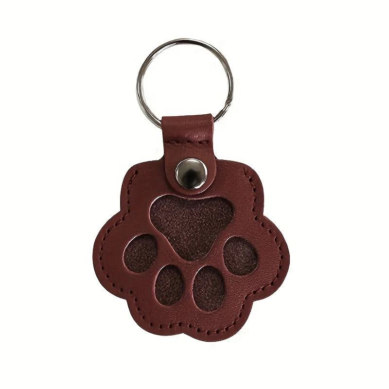 PU Leather Pet Memorial Keychain