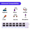 7-Port USB 2.0 Hub with Individual LED Switches
