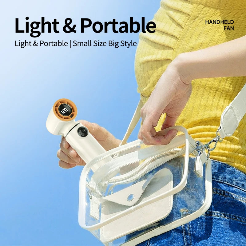 Pocket-Sized Rechargeable Handheld Fan