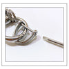 Zebra Print Leather Keychain with Animal Pattern