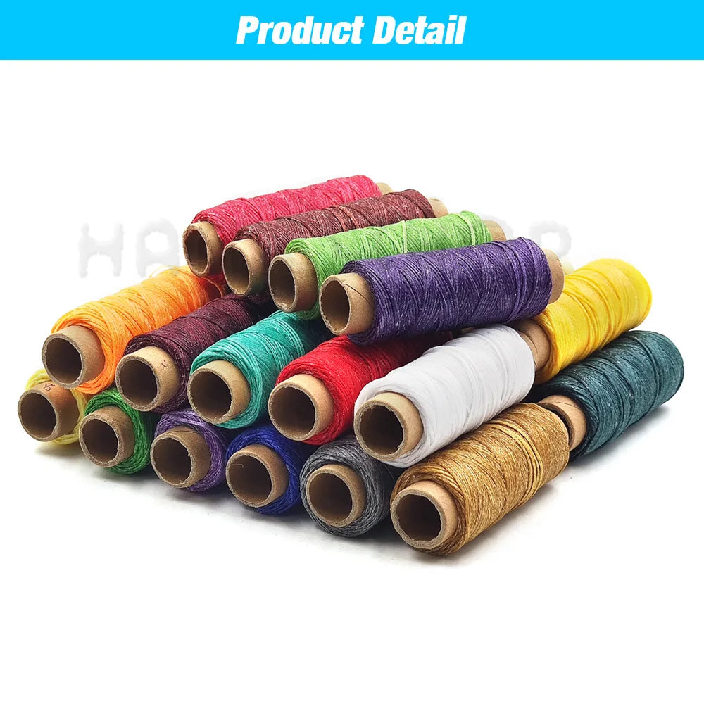 Flat Waxed Polyester Thread for Leathercraft and Sewing