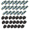 A pack of T5 LED instrument panel bulbs with twist lock bases.
