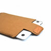 A brown felt laptop sleeve case designed for 11 to 15 inch devices.
