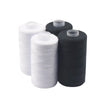 Premium Polyester Sewing Thread Set - 2 Spools of 500M in Black and White