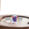 Lab-Created Moissanite Diamond Ring