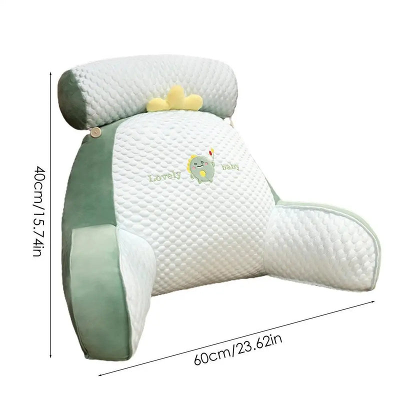 Ergonomisches Bett-Rückenlehnenkissen mit Armlehnen