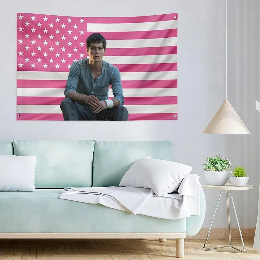 Funny Obrien Flag Tapestry Wall Hanging for Dorm, Bedroom, and Man Cave