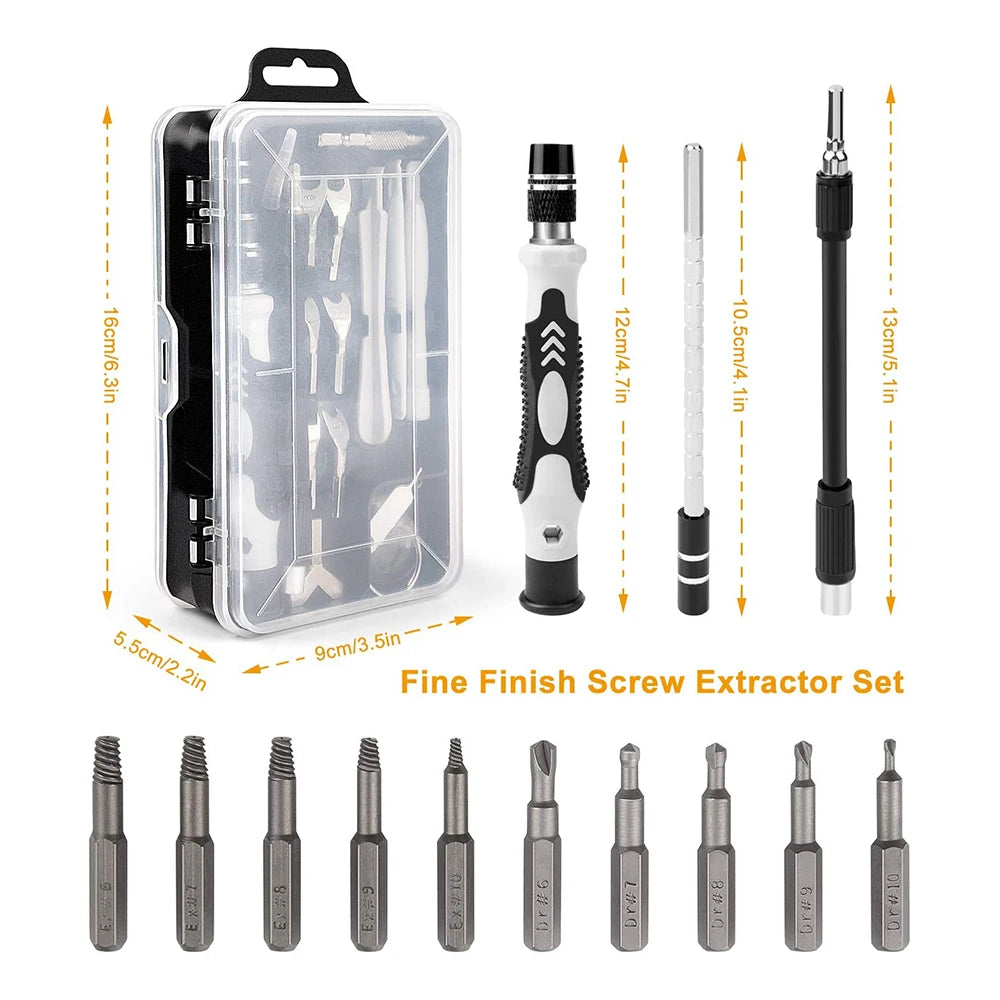 Precision 135-in-1 Screwdriver Set with Magnetic Bits and Repair Accessories
