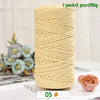 100% Cotton Hollow Yarn for Knitting & Crochet