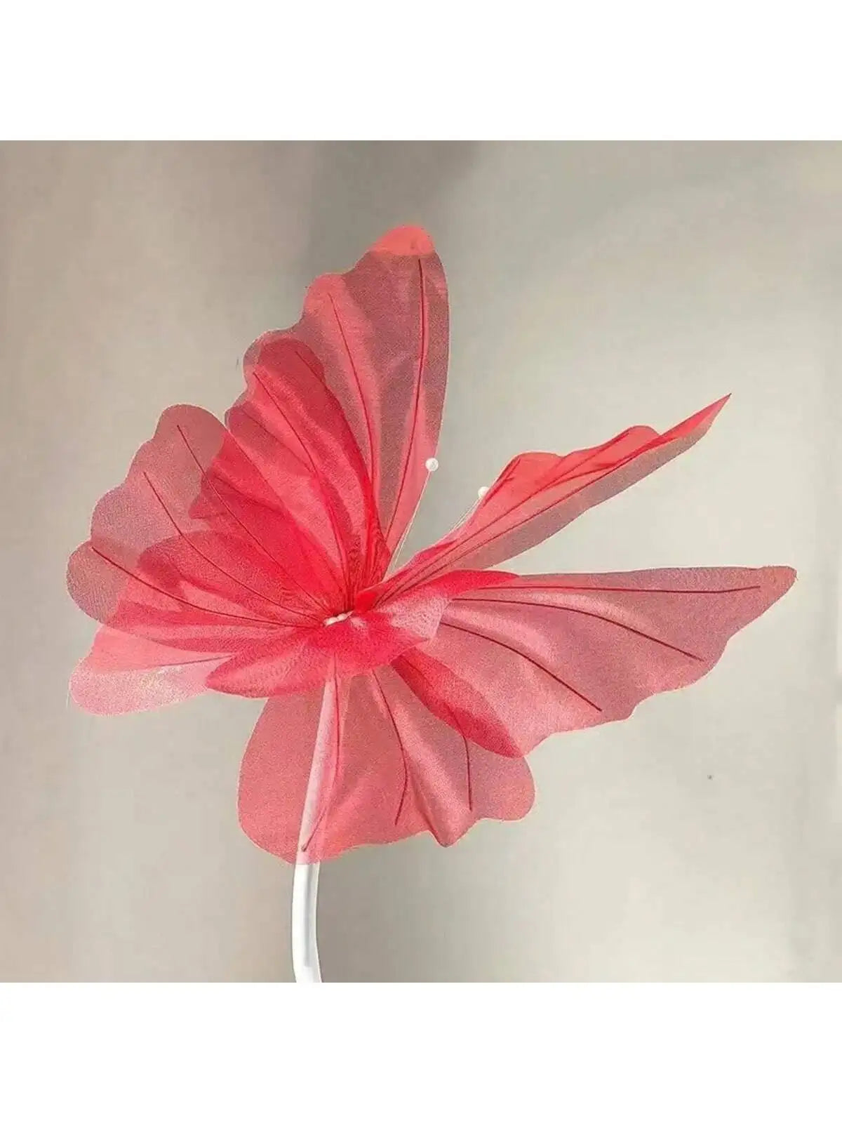 Lifelike 3D Silk Butterfly Decoration for Events and Photography