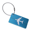 Aircraft-Grade Aluminum Luggage Tag with ID Card Slot