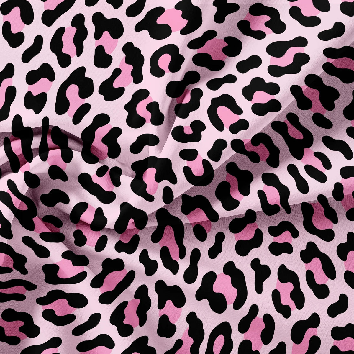 Dark Leopard Print Duvet Cover Set with Two Pillowcases
