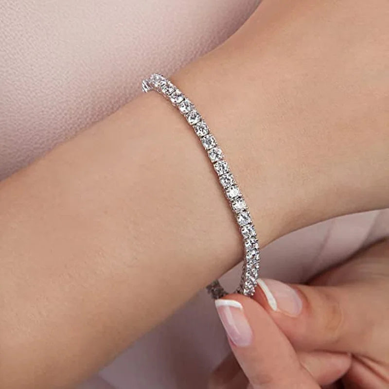 Pulsera de Tenis de Oro de 14K