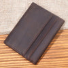 Vintage Slim Leather Card Holder Wallet for Men