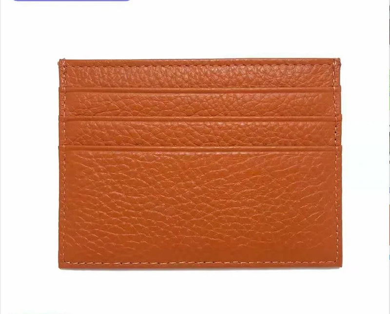 Slim Genuine Leather Card Holder