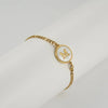 Pulsera de Acero Inoxidable con Letra Inicial