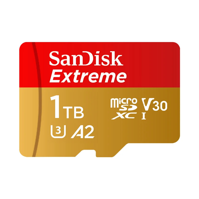 SanDisk Extreme microSDXC Card – U3 V30 High-Speed Storage (64GB–1TB)