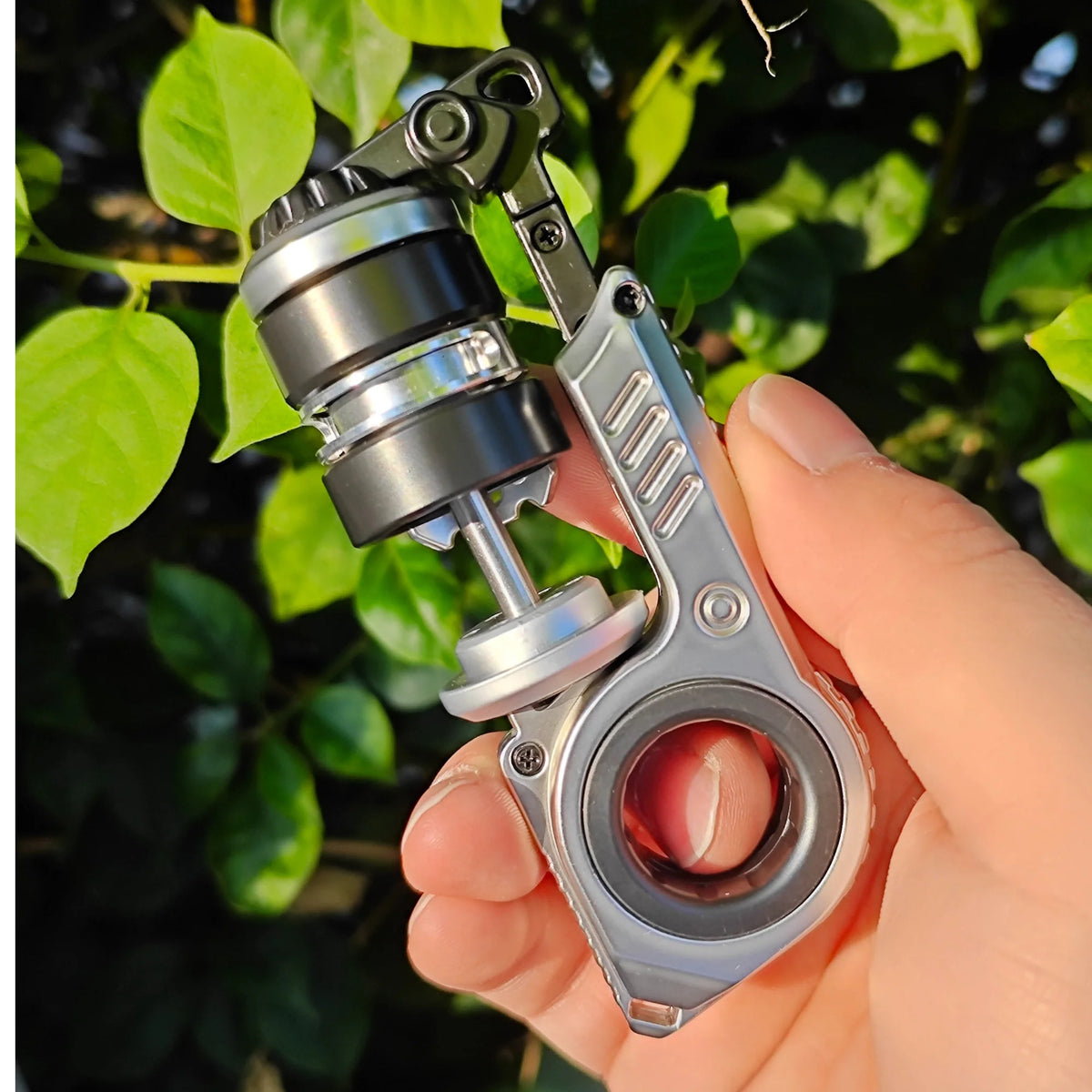 Precision Metal Fidget Slider with Ratchet Mechanism