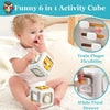 Montessori 6-in-1 Activity Cube for Toddlers – Sensory Busy Board & Learning Toy