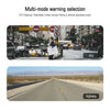 Multi-mode warning selection screen showing city and highway driving contexts.