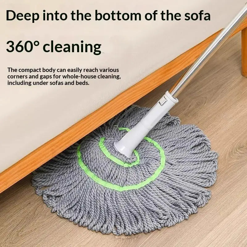 Mopa giratoria 360° con cubo escurridor automático