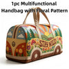 Vintage Van Print Quilted Duffle Bag