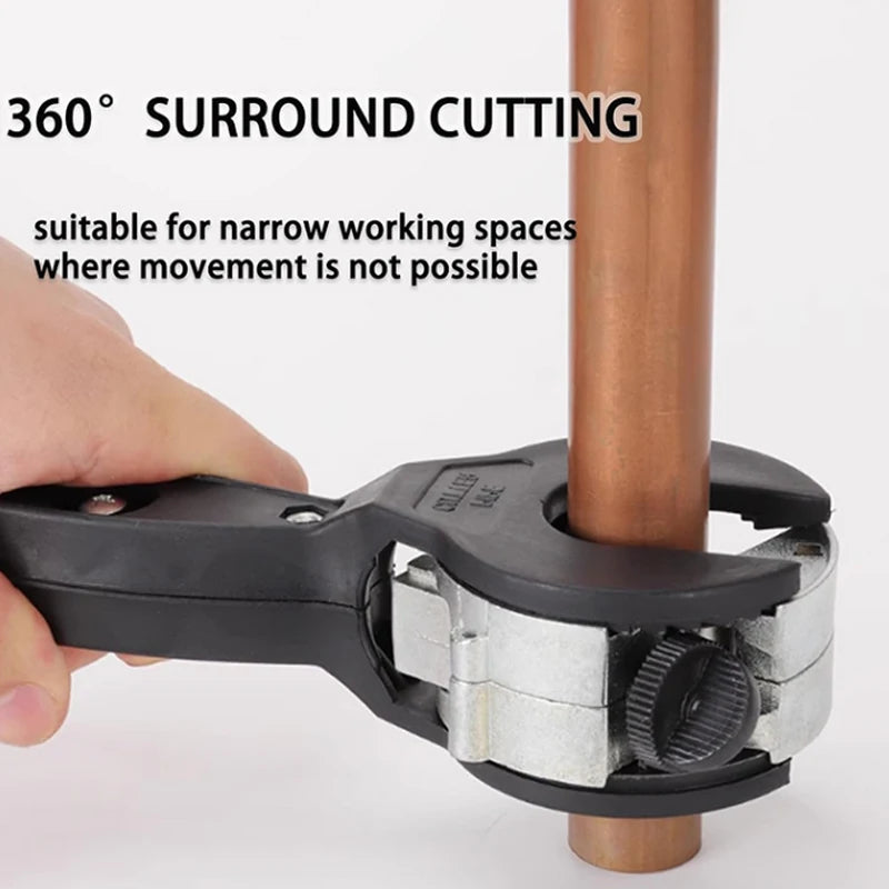 Ratchet Pipe Cutter for Stainless Steel, Copper & Aluminum