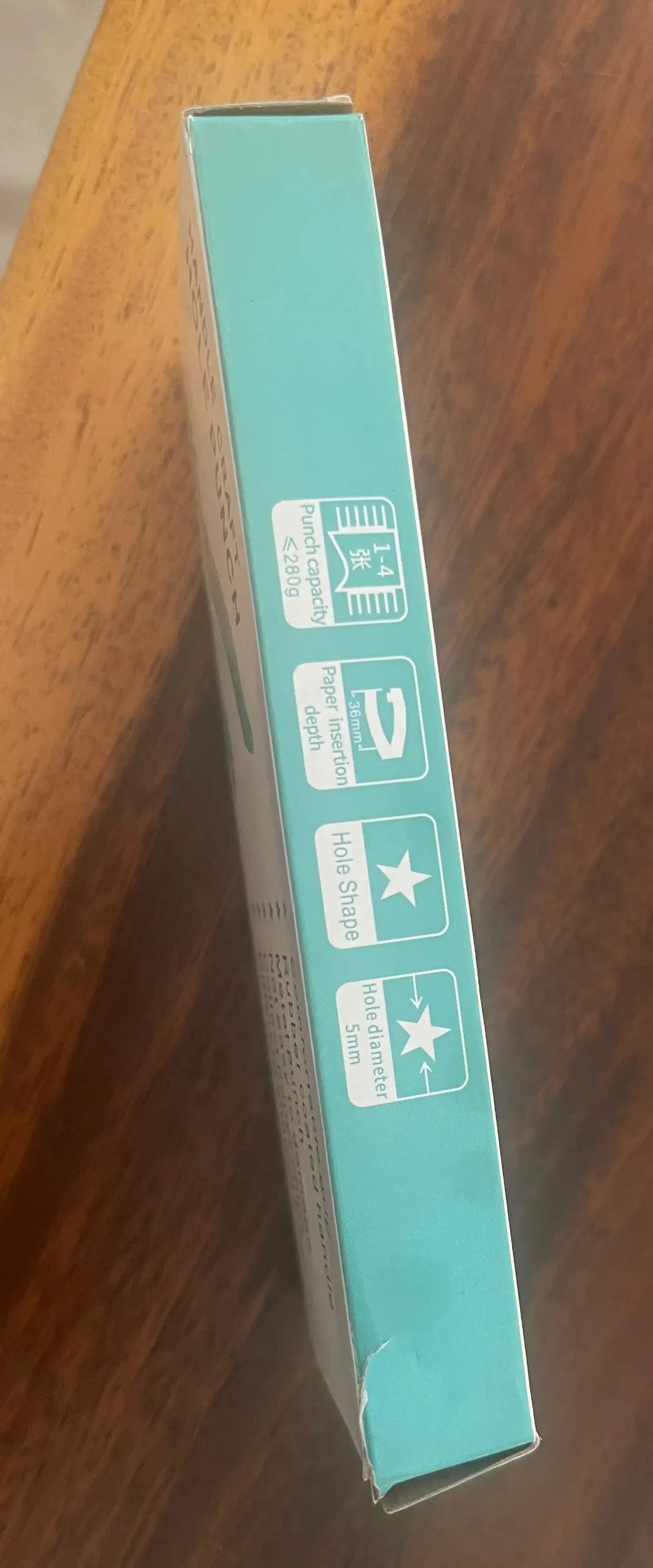 Metal Single-Hole Punch for Scrapbooking and Crafts