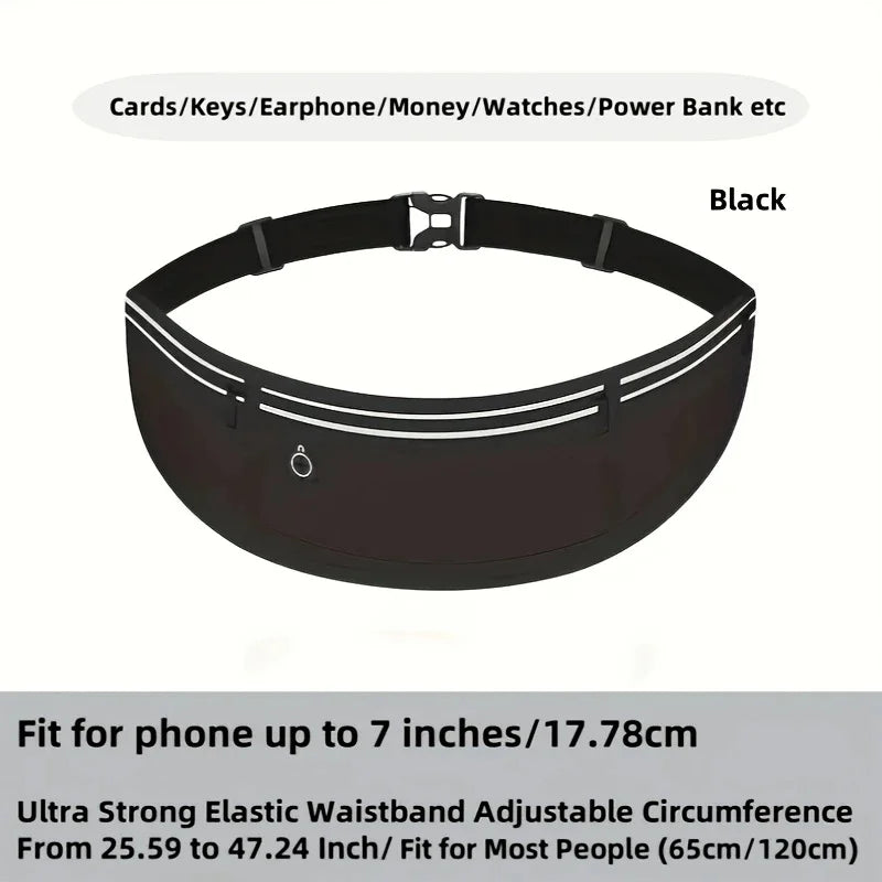 Adjustable Water-Resistant Running Waist Pack