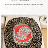 Cozy Plush Fitted Sheet with Leopard Print