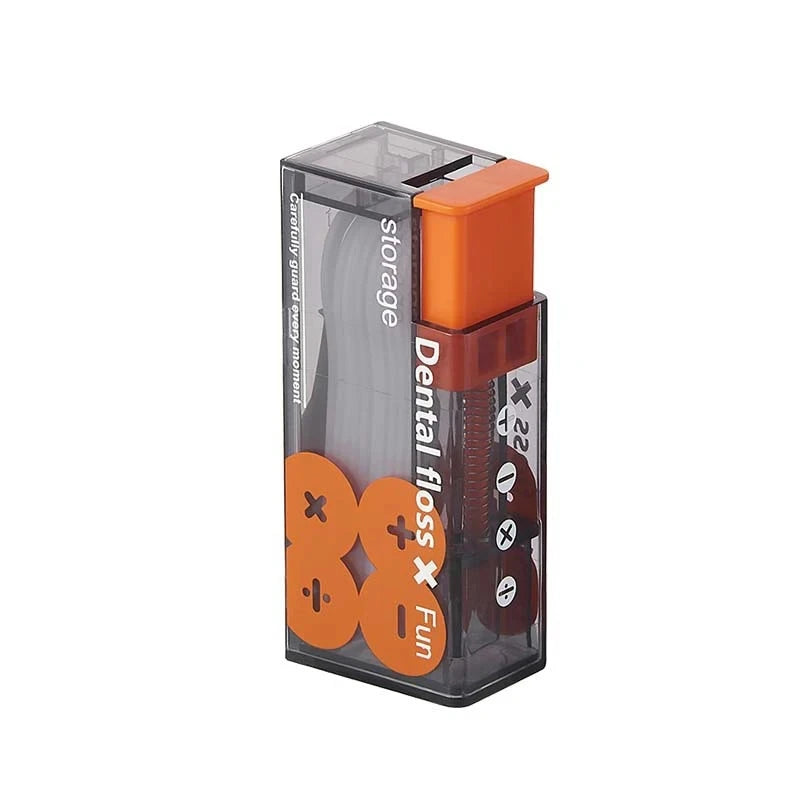 Compact Automatic Floss Dispenser with Refillable Case