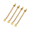 Stainless Steel Extension Chains with Lobster Clasps for Jewelry Making (10-Pack)