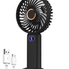 Portable Rechargeable Handheld Fan with Digital Display