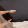 Waterproof Fitted Bed Sheet with 360-Degree Elastic Band