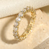 Classic Baguette Cubic Zirconia Ring
