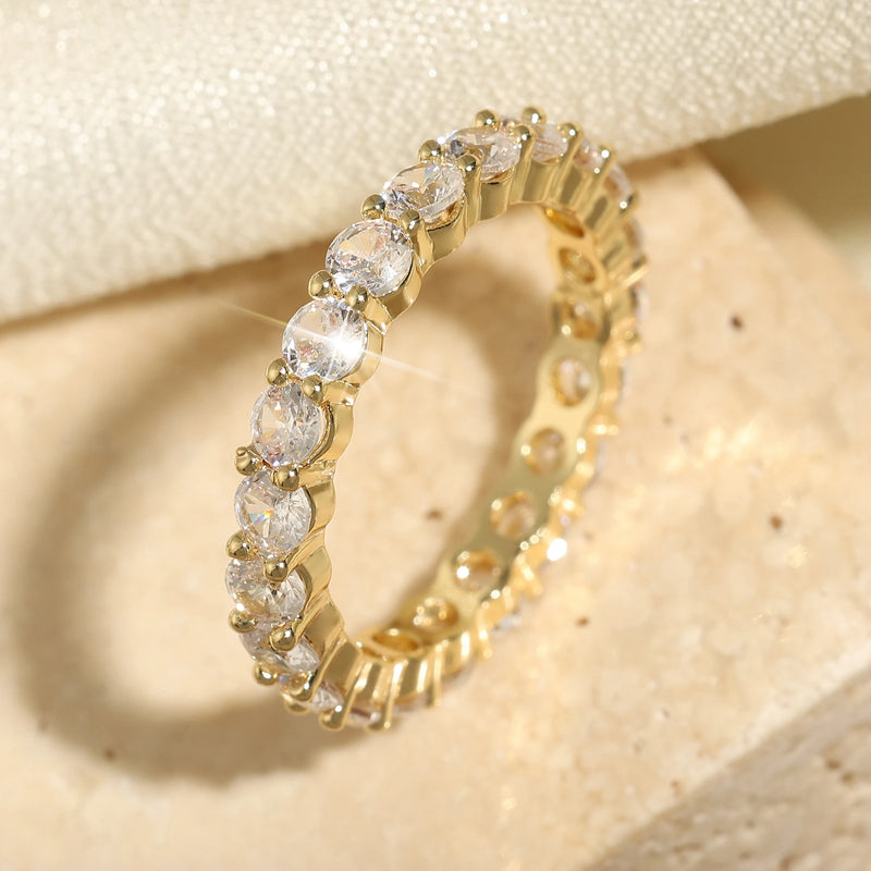 Classic Baguette Cubic Zirconia Ring