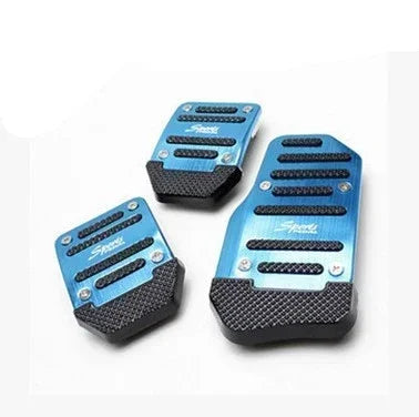 Aluminum Car Pedal Cover Set - Non-Slip Brake & Foot Pedals