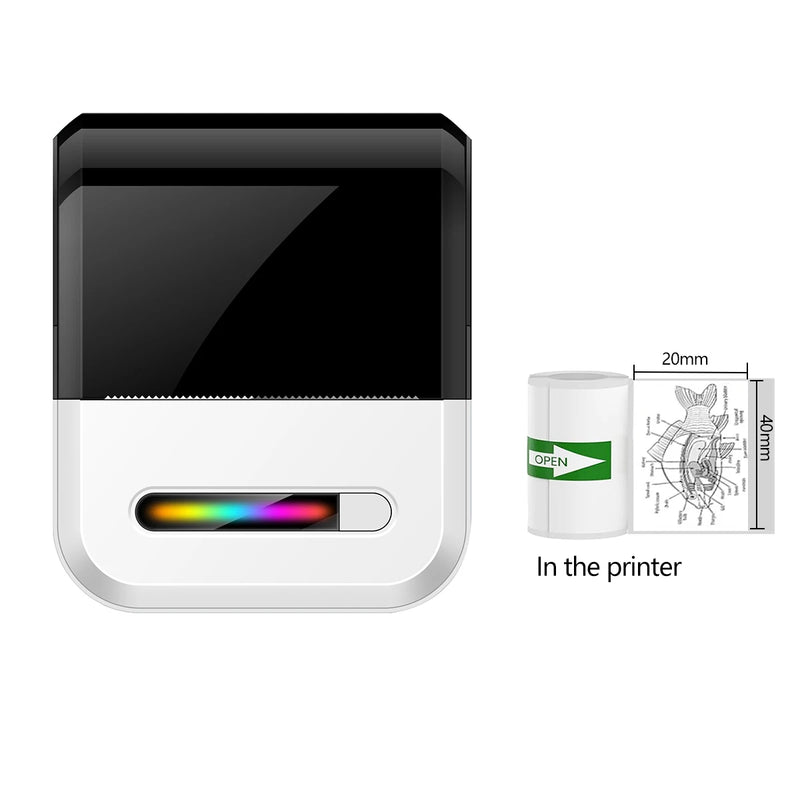 Portable Wireless Thermal Label Printer