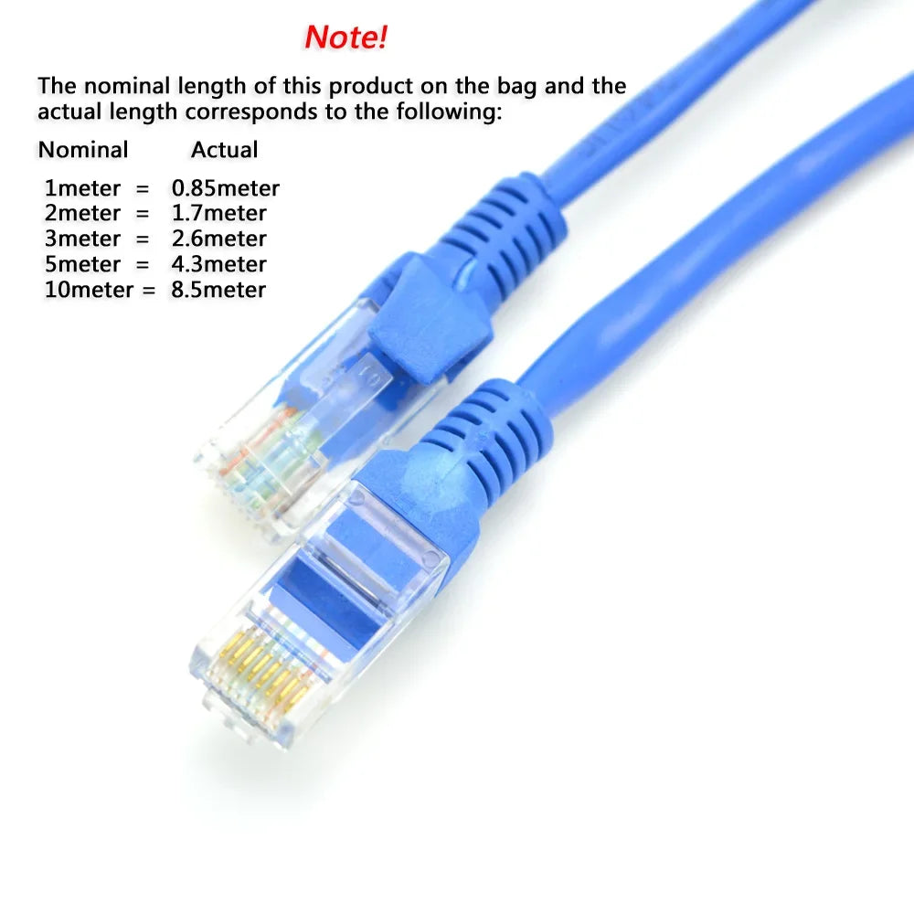 CAT5e Ethernet Cable for Reliable Home & Office Networking