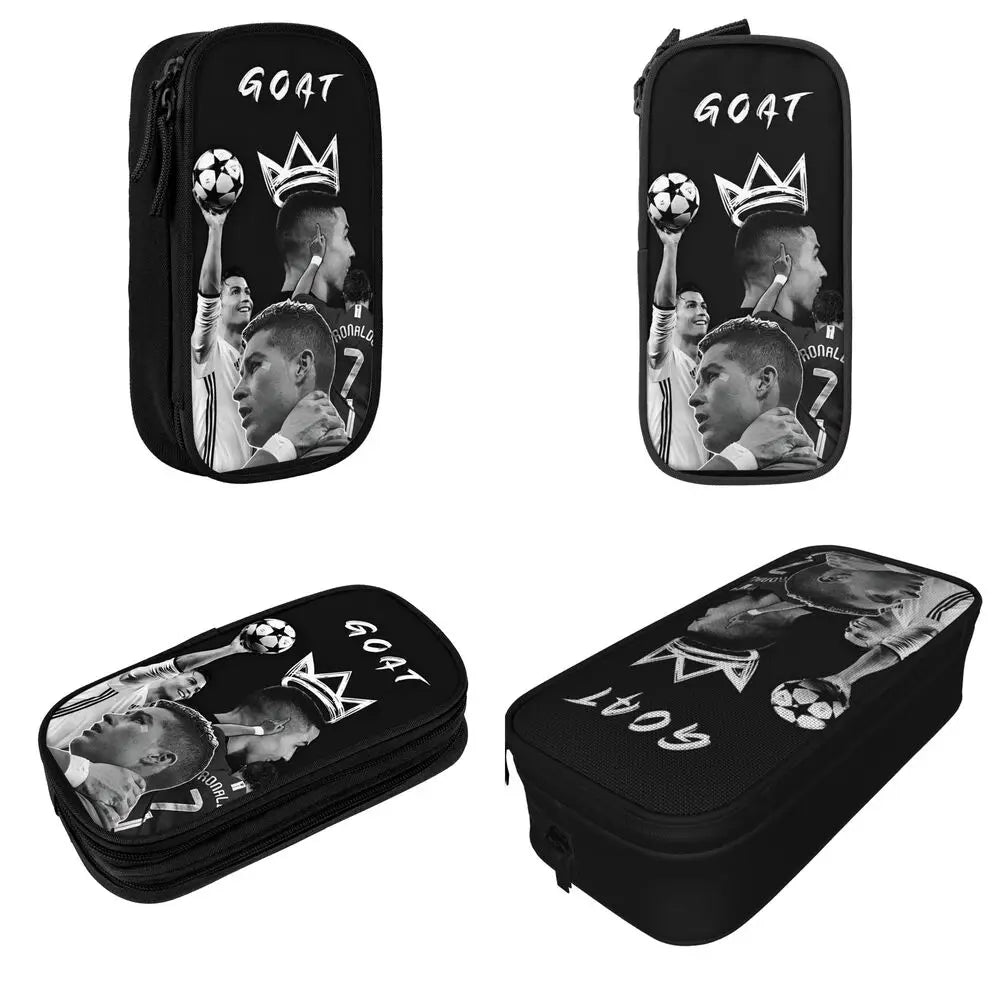 Soccer Star Pen Case – Large-Capacity Pencil Pouch