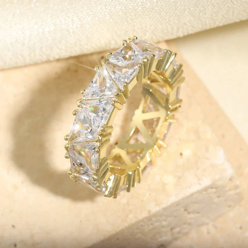 Classic Baguette Cubic Zirconia Ring